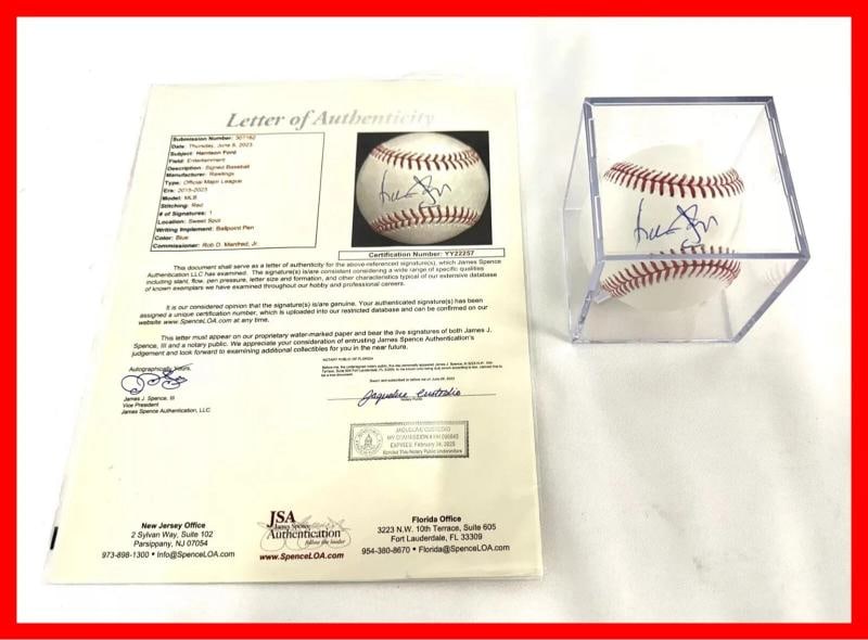 Harrison Ford Autographed MLB Baseball Indiana Jones 42 Han Solo JSA LOA (1 of 3)