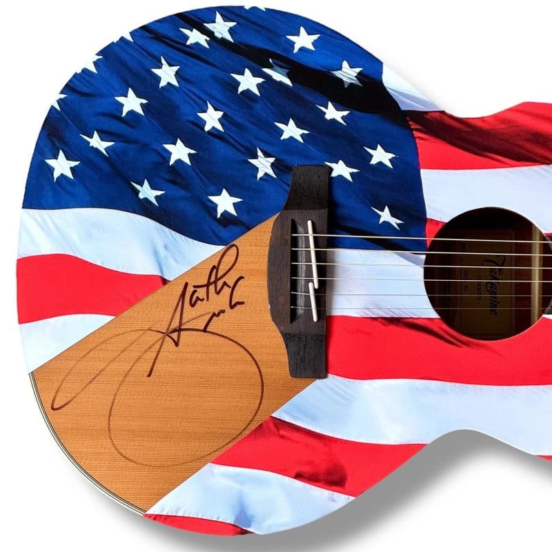 Garth Brooks Signed Guitar Custom Graphics JSA COA Takamine G Series - 2