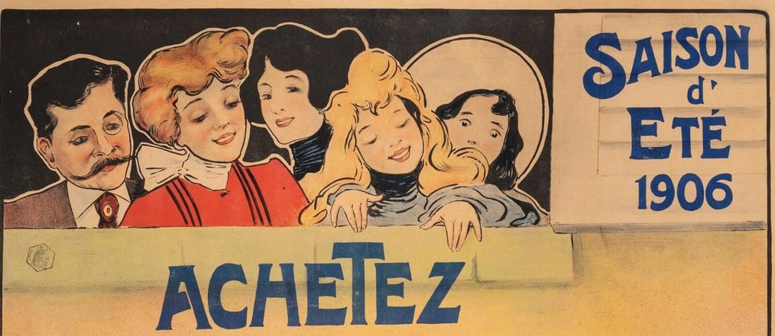 Original Belle Epoque Poster - Paolo - Fashion Shoes High Heels - France - 1906 - 4