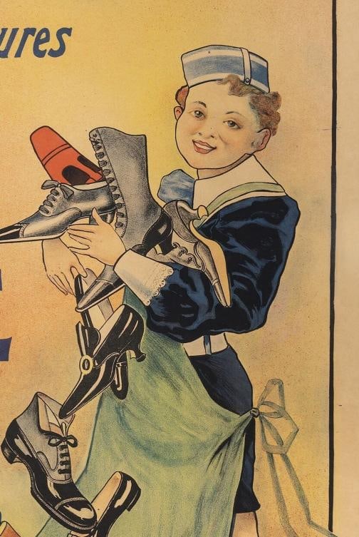 Original Belle Epoque Poster - Paolo - Fashion Shoes High Heels - France - 1906 - 5