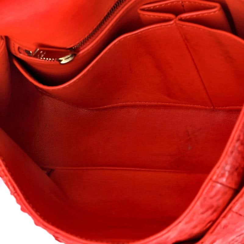 Chanel Classic Double Flap Bag Python Medium - 5