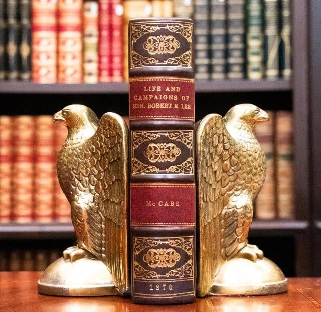 James D McCabe Jr / 1870 Life & Campaigns General Robert E Lee 1st Edition Fine: Author: James D. McCabe Jr,Country of Origin: United States of America,Publisher: National Publishing Company,Year Printed: 1870,Binding: Leather,Subject: Illustrated