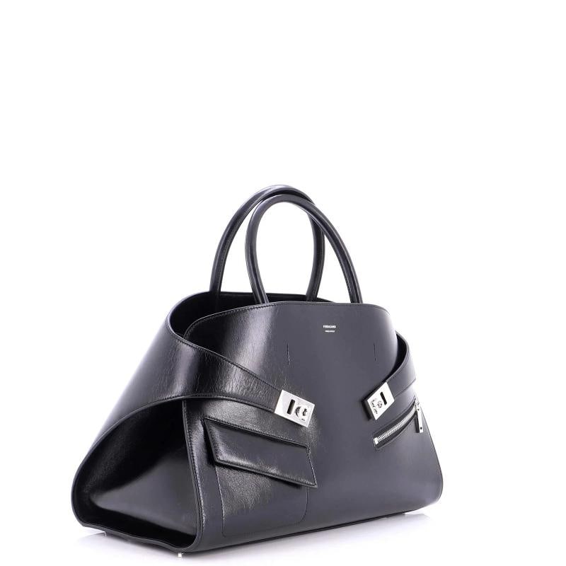 Salvatore Ferragamo Hug Top Handle Bag Leather Large - 2