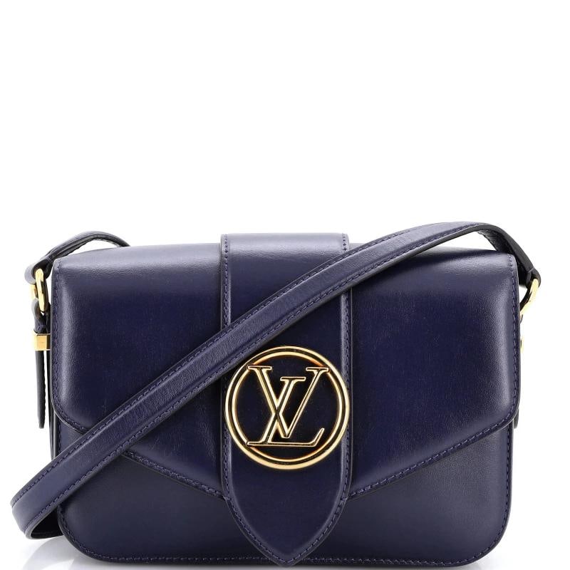 Louis Vuitton LV Pont 9 Bag Leather: Measurements: Height 6.5", Width 9", Depth 4", Strap Drop 18-20" . Condition: Pre-owned - Excellent,Brand: Louis Vuitton,Exterior Material: Leather,Style: Cross Body Bags,Exterior Color: