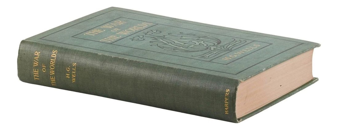 The War of the Worlds ~ H.G. WELLS ~ First American Edition ~ 1st Printing 1898 - 3