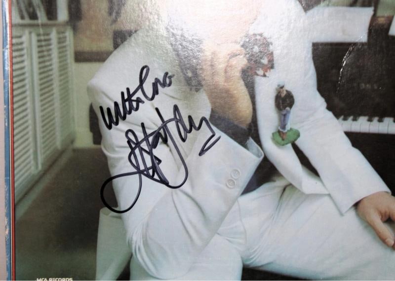 Elton John Signed Greatest Hits Album Cover Inscribed "With Love" (PSA LOA) - 2