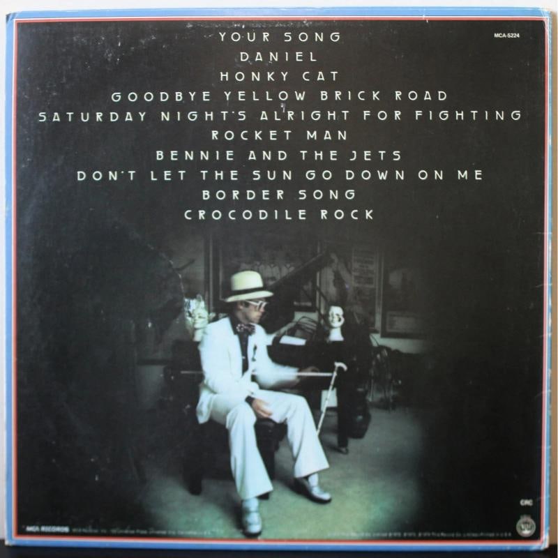 Elton John Signed Greatest Hits Album Cover Inscribed "With Love" (PSA LOA) - 3