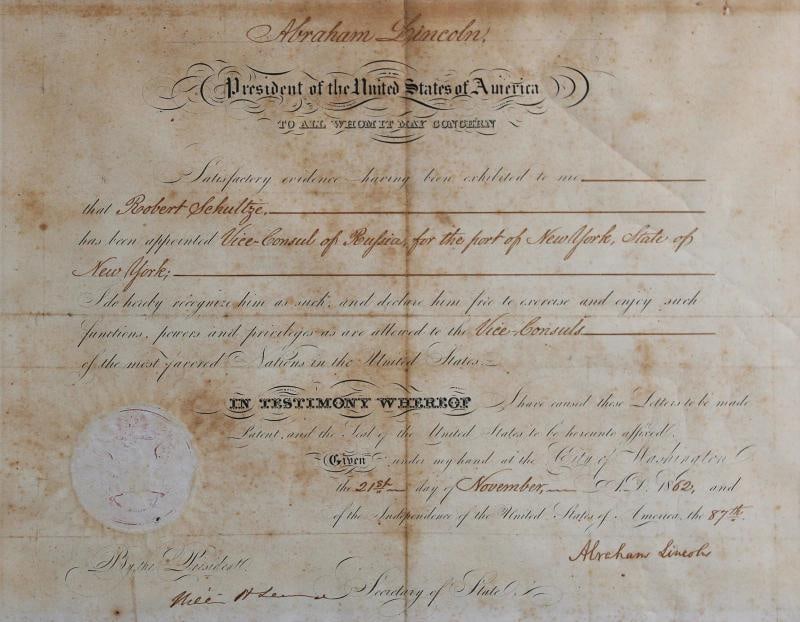 Abraham Lincoln Signed & Framed 1862 Document (BECKETT LOA) - 2