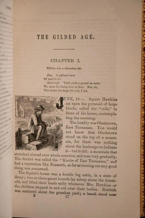 Mark Twain, Charles Dudley Warner / GILDED AGE 1st Edition 1873 - 11