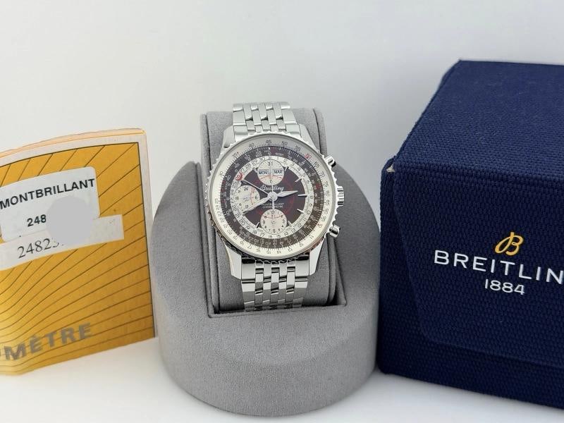 Breitling Montbrillant Datora A21330 43mm Bronze Dial Stainless Steel - 15