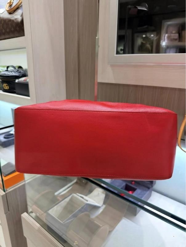 Gucci GG Apollo Shoulder Bag in Red Leather - 4