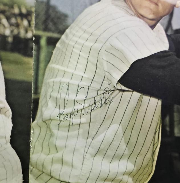 Mickey Mantle & Roger Maris Auto Framed 11x17 Poster Yankees Vintage Sig Beckett - 5