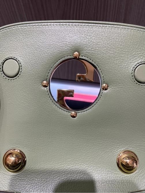 Gucci Blondie Green Mini Shoulder Bag Calf Leather - 17