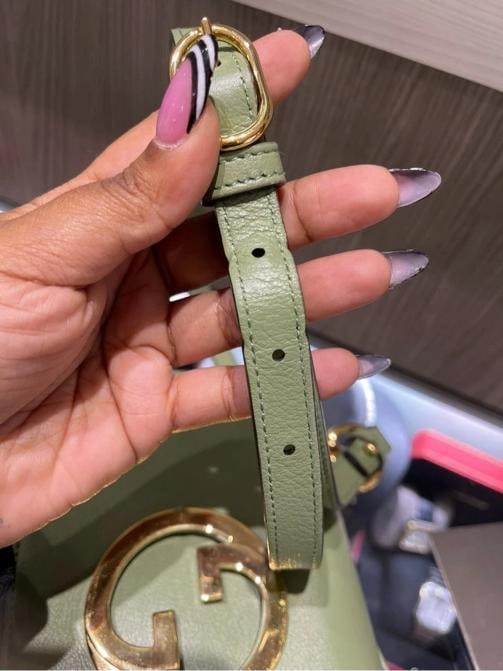 Gucci Blondie Green Mini Shoulder Bag Calf Leather - 20
