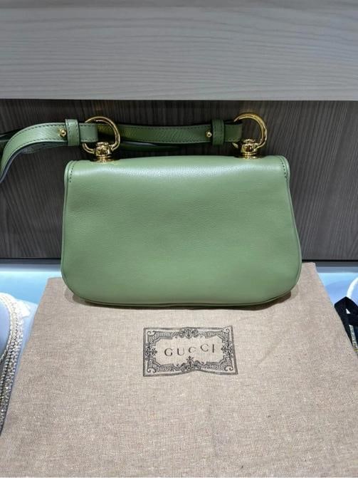 Gucci Blondie Green Mini Shoulder Bag Calf Leather - 6
