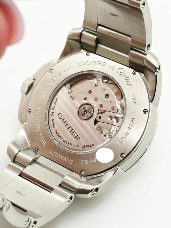Cartier Cailbre Ref 3389 42mm Silver Dial Stainless Steel - 3