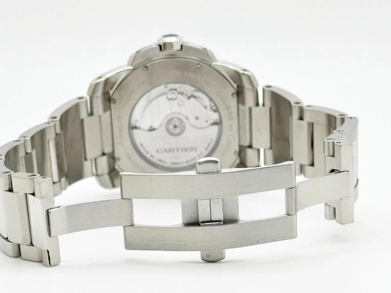 Cartier Cailbre Ref 3389 42mm Silver Dial Stainless Steel - 4