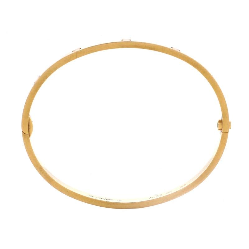 Cartier Love Bracelet 18K Yellow Gold Small - 3