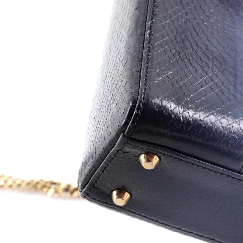 Christian Dior Lady Dior Chain Bag Python Mini - 6