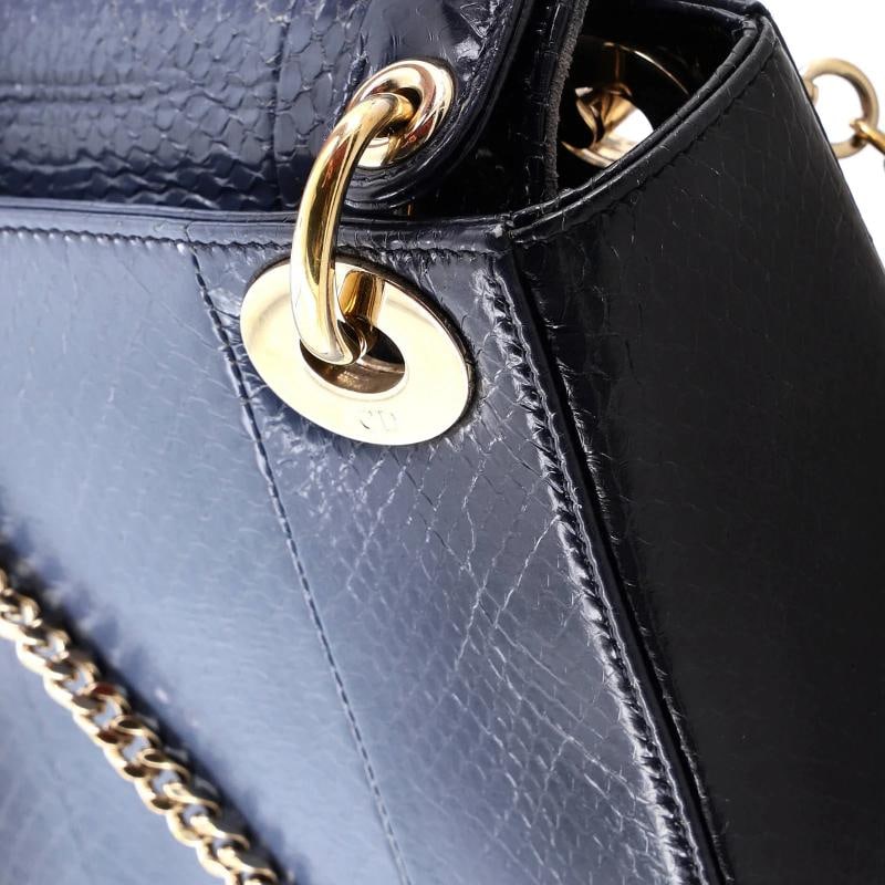 Christian Dior Lady Dior Chain Bag Python Mini - 7
