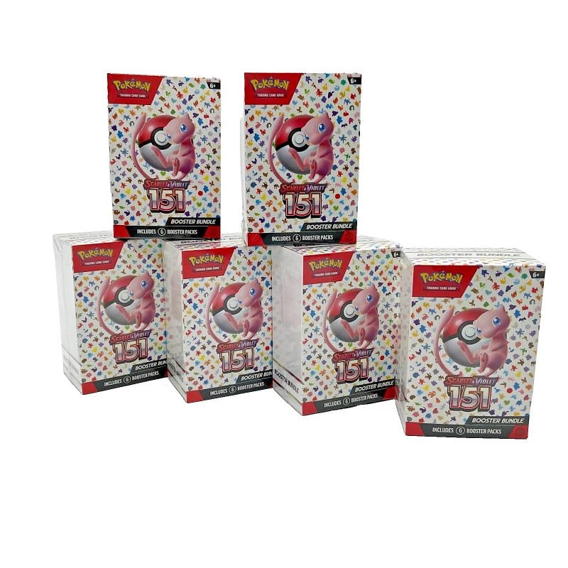 Lot of (6) Pokemon TCG Scarlet & Violet 151 MEW EN Booster Bundles SEALED: Condition: New/Factory Sealed: A brand-new, unused, unopened, undamaged item (including handmade items). See the seller's listing for full details. ,Game: PokÃƒÂ©mon TCG,Set: --,Co