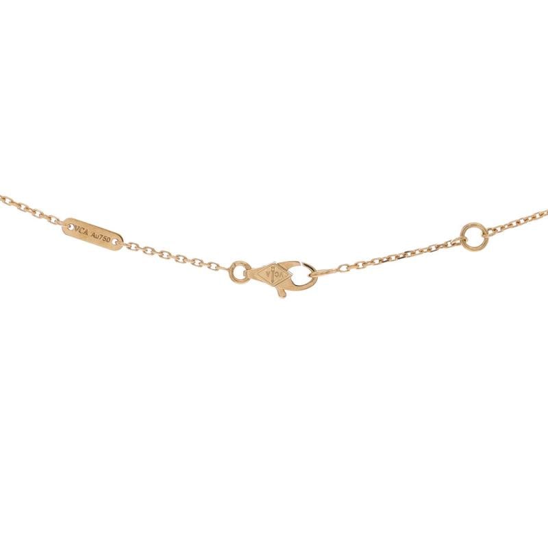 Van Cleef & Arpels Frivole Pendant Necklace 18K Yellow Gold and Emerald Mini - 4