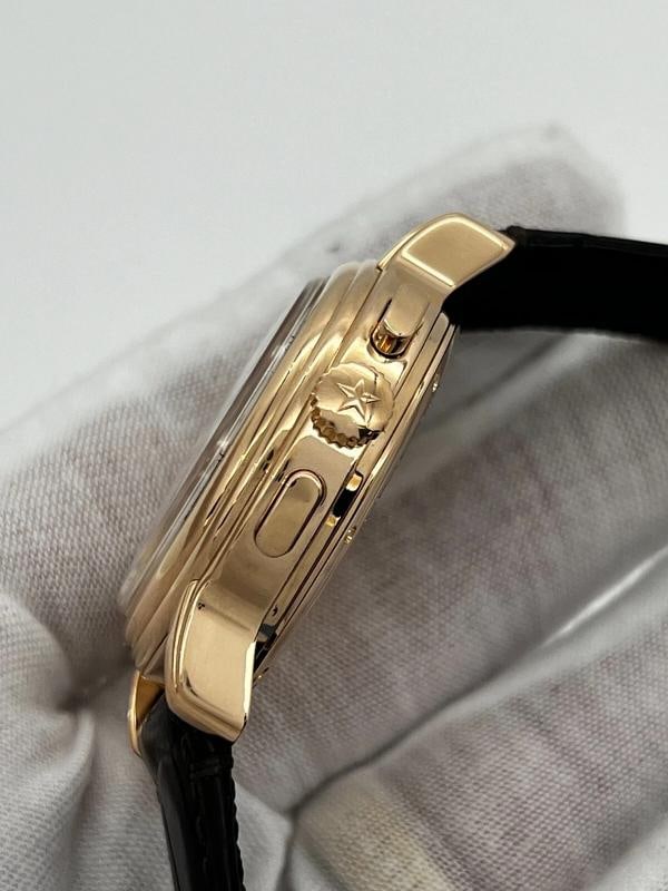 Zenith 18.0240.4021/01.C495 Chronomaster T Open 18K Rose Gold Leather Strap Box - 5