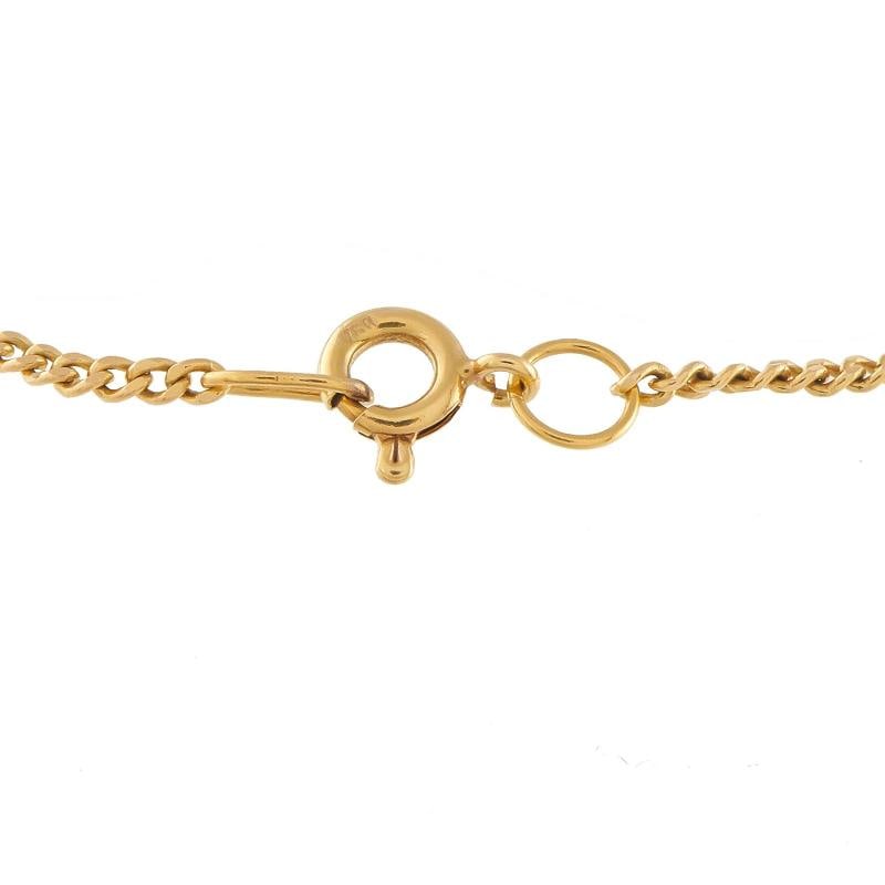 Van Cleef & Arpels 18K Yellow Gold Diamond Heart Pendant Necklace - 3