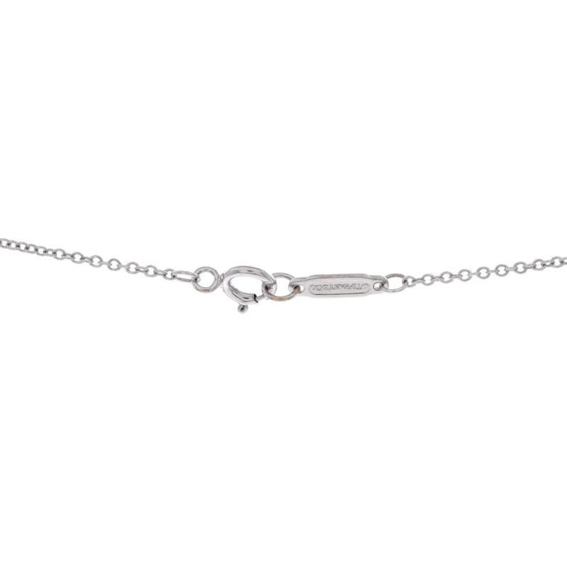 Tiffany & Co. T Smile Pendant Necklace 18K White Gold with Diamonds Small - 4