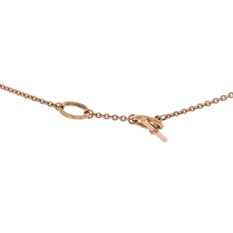 Hermes Chaine d'Ancre Punk Double Strand Necklace 18K Rose Gold - 3