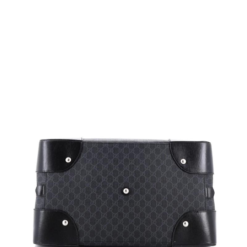 Gucci Interlocking G Patch Duffle Bag GG Coated Canvas Large - 4