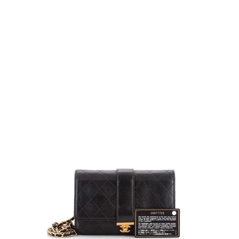 Chanel Vintage Full Flap Bag Quilted Lambskin Mini - 2