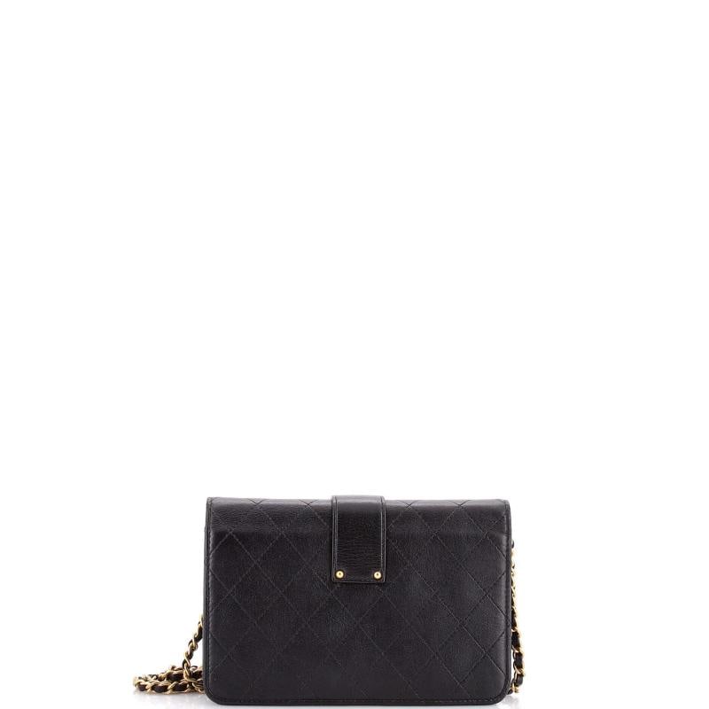Chanel Vintage Full Flap Bag Quilted Lambskin Mini - 4