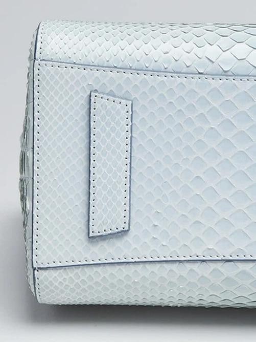 Givenchy Blue Clair Python Leather Small Antigona Bag - 5