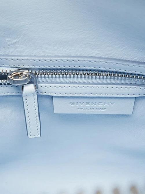 Givenchy Blue Clair Python Leather Small Antigona Bag - 8