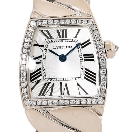 Cartier La Dona 2905 Factory Diamond Tonneau 18kt White Gold Quartz Watch 22mm - 4