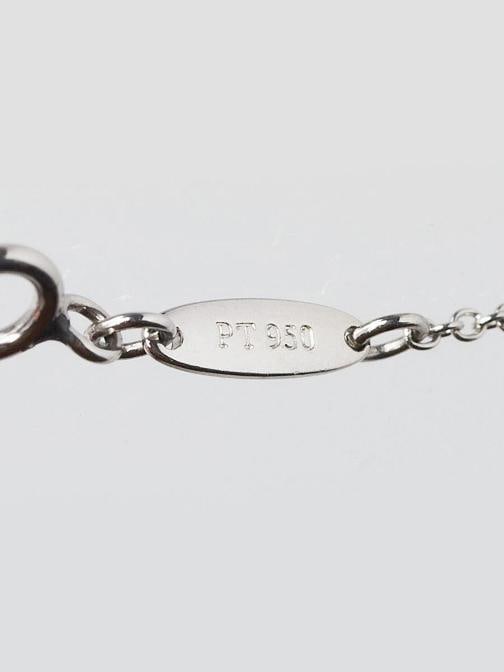Tiffany & Co. Platinum and Diamond Elsa Peretti Teardrop Pendant Necklace - 6