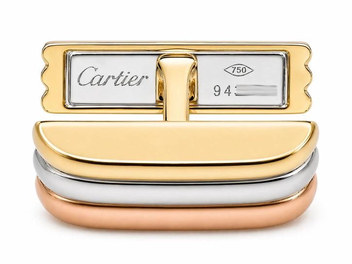 Vintage Cartier Trinity Tri-Color Gold Cufflinks Box - 4
