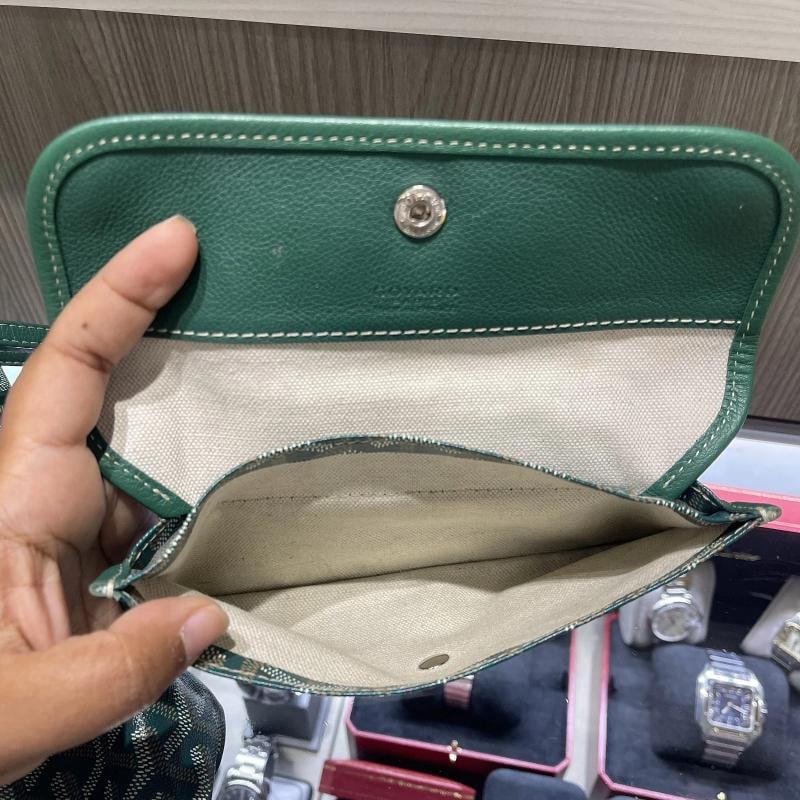 Goyard Green St. Louis Tote MM with Wristlet (2023) - 10