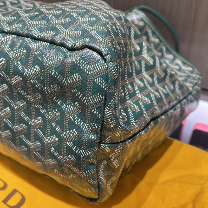Goyard Green St. Louis Tote MM with Wristlet (2023) - 9