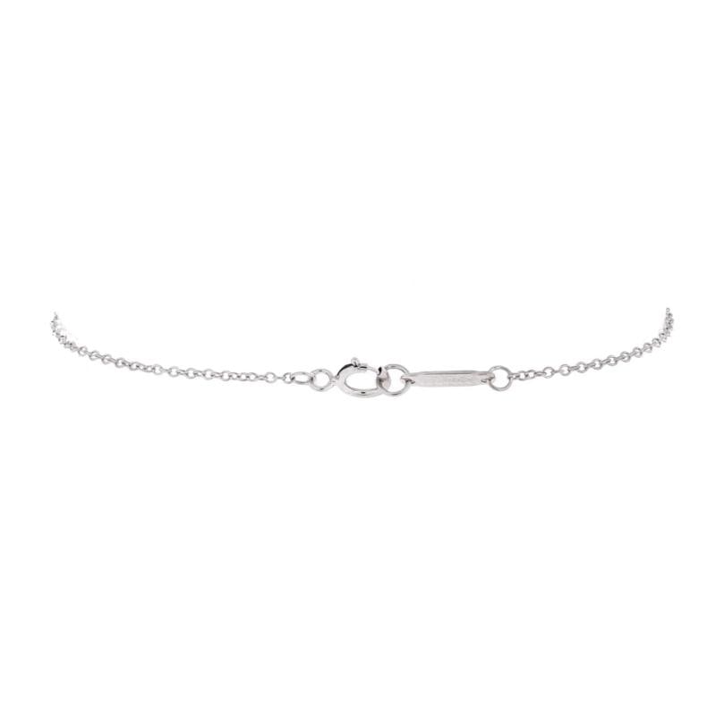 Tiffany & Co. Bow Knot Chain Bracelet 18K White Gold and Diamonds Small - 3