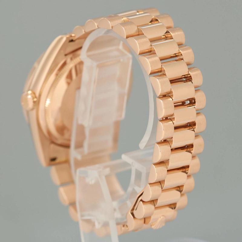 MINT Rolex President Day Date Rose Gold 118235 Sundust Diamond 36mm Watch Box - 4