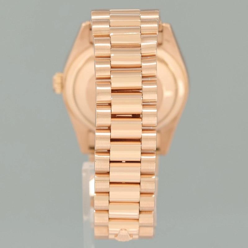 MINT Rolex President Day Date Rose Gold 118235 Sundust Diamond 36mm Watch Box - 5