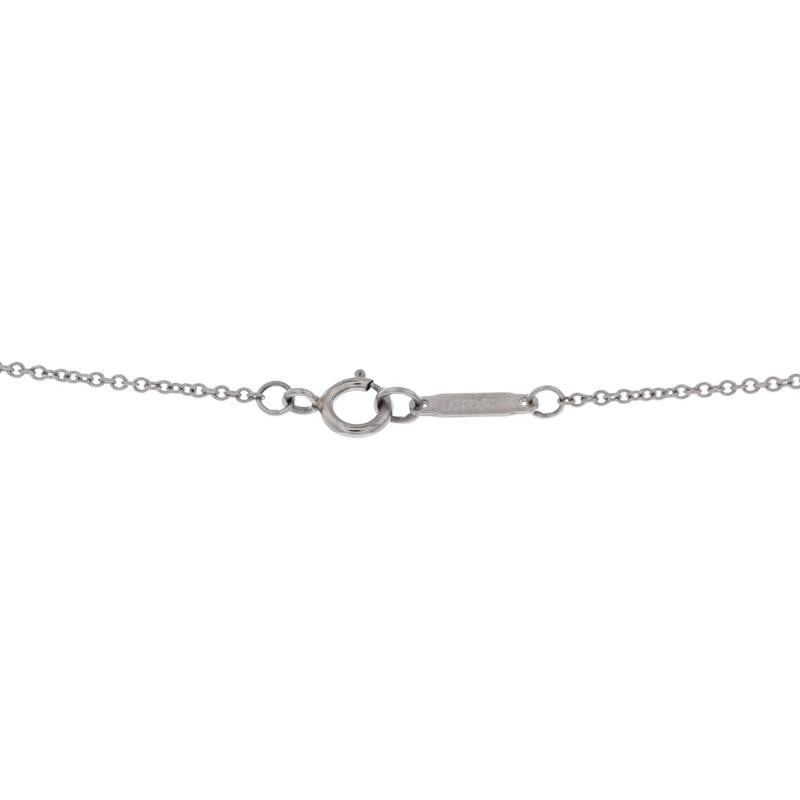 Tiffany & Co. Jazz Swing Drop Pendant Necklace Platinum with Diamonds - 3