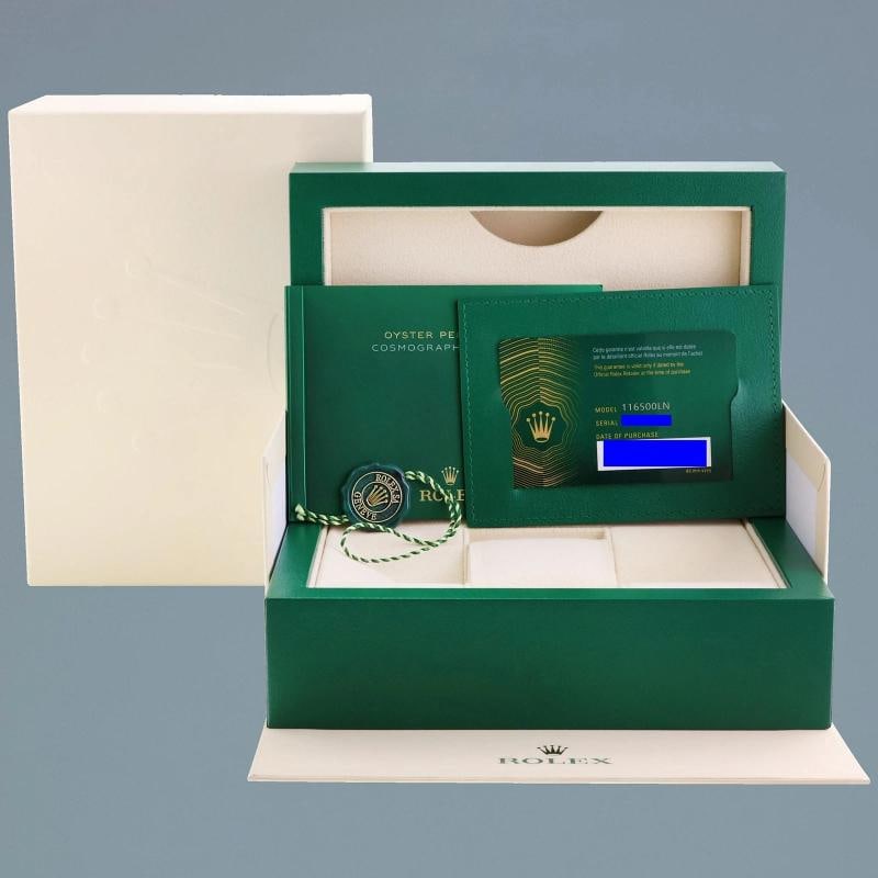2022 NEW PAPERS 116500LN Rolex Daytona Black Ceramic 40mm Steel Watch Box - 7