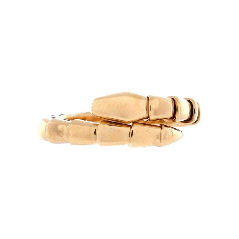 Bvlgari Serpenti Viper One-Coil Ring 18K Yellow Gold: Condition: Pre-owned - Good,Brand: Bvlgari,Main Stone: Unknown,Metal: 18K Yellow Gold,Metal Purity: 18K,Ring Size: 5.75 - 51,Type: Ring,Color: Yellow Gold,Style: 18K Yellow Gold,Material: 18K Yellow
