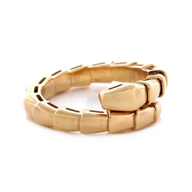 Bvlgari Serpenti Viper One-Coil Ring 18K Yellow Gold - 2