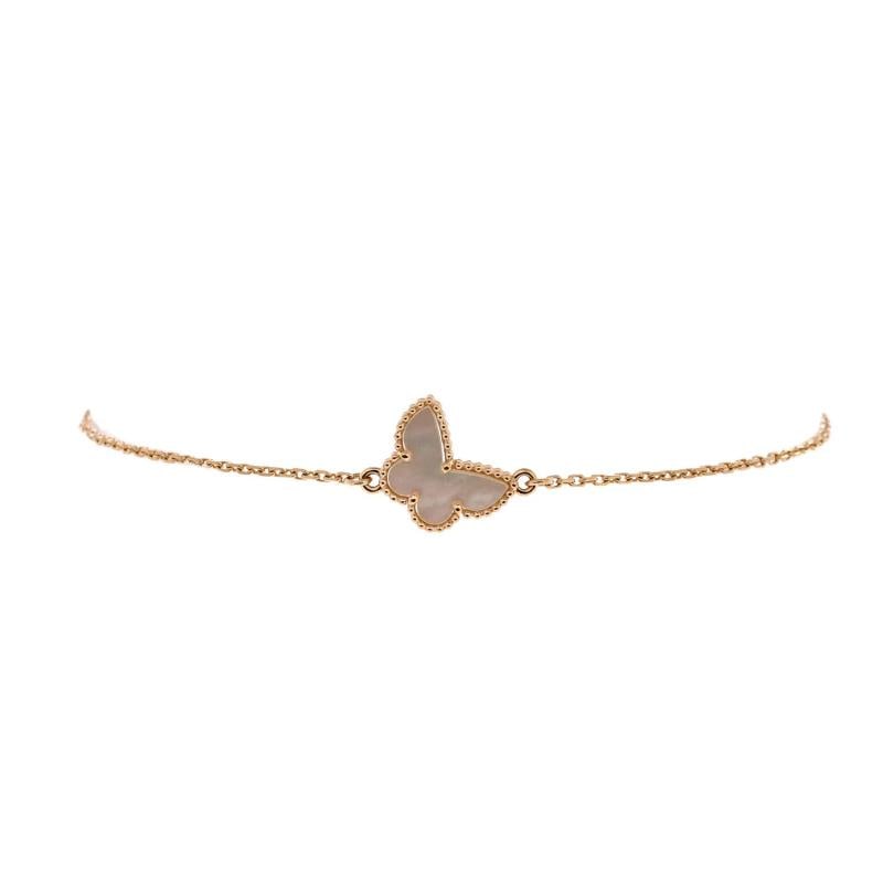 Van Cleef & Arpels Sweet Alhambra Butterfly Bracelet 18K Yellow Gold and Mother: Condition: Pre-owned - Good,Brand: Van Cleef & Arpels,Main Stone: Unknown,Metal: 18K Yellow Gold,Metal Purity: 18K,Style: Bracelet,Type: Bracelet,Color: Yellow Gold,Material: 18K Yellow Gold, Mother O