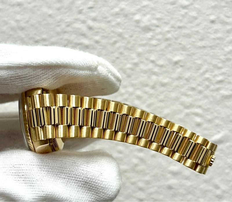 Rolex Ladies President Datejust 69178 Factory Diamond Dial 18K Yellow Gold - 6
