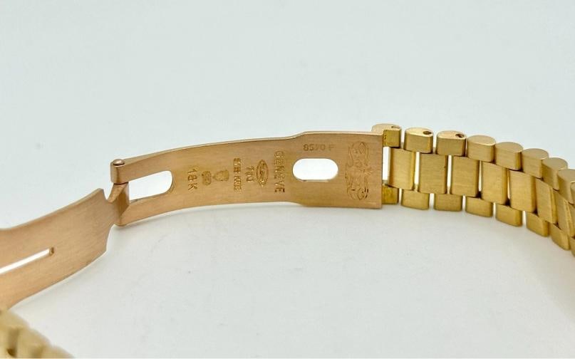 Rolex Ladies President Datejust 69178 Factory Diamond Dial 18K Yellow Gold - 8